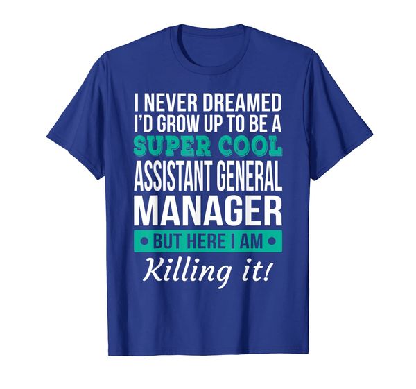 

super cool assistant general manager t-shirt funny gift, White;black