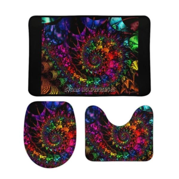 

bath mats - tye dye 3pcs bathroom set mat doormats rugs wc carpet for home toilet decor anti masker sarcastic politica
