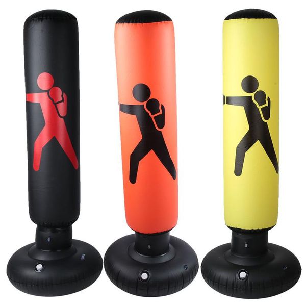 

125/155/160/170cm inflatable boxing bag children boxing punch kicking sandbag pvc tumbler gym kids training target