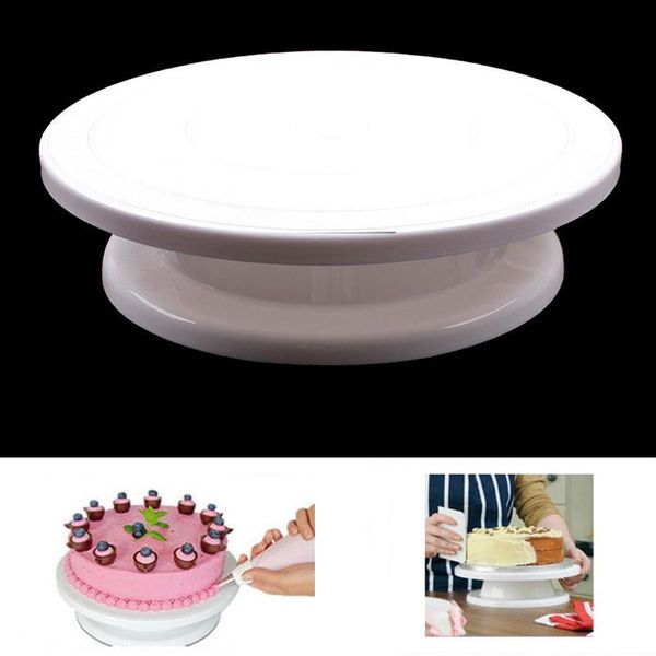 

cake swivel plate revolving cake sugarcraft turntable decoration stand platform turntable baking tools ej870264