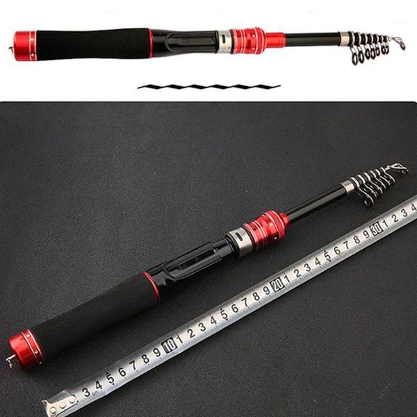 

boat fishing rods 1.5m~2.4m lightweight carbon men's rod super hard short mini portable throwing minnow bass