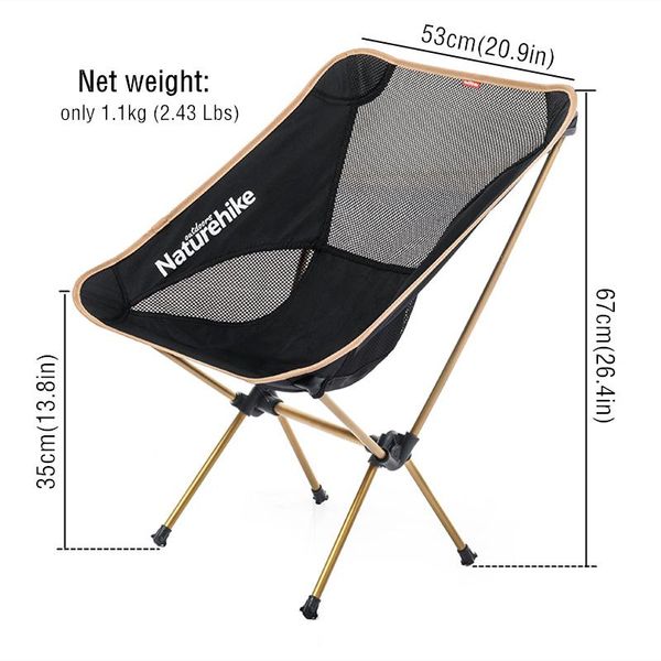 

naturehike fishing chair ultralight portable outdoor compact folding picnic chair fold up beach foldable camping