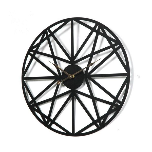 

wall clocks 50cm iron art simple european metal decorations living room pendant creative home decor office ornaments