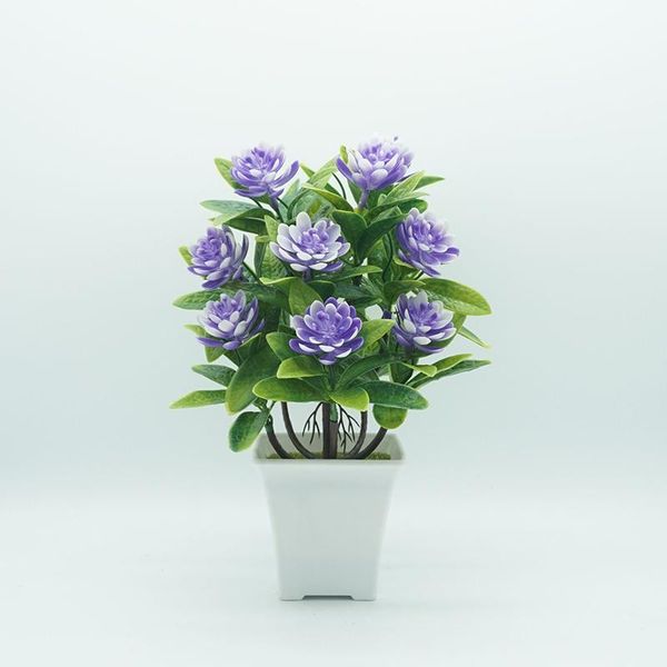 

decorative flowers & wreaths artificial potted flower wedding party butterfly orchid fake home office table deskplastic decor