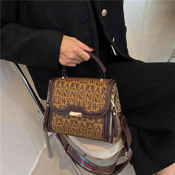 

hbp bag female new trendy korean fashion broadband single shoulder messenger simple and atmospheric handbag