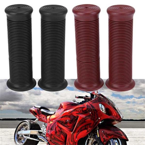 

handlebars motorcycle hand grips handle rubber bar gel grip retro screw thread 22mm