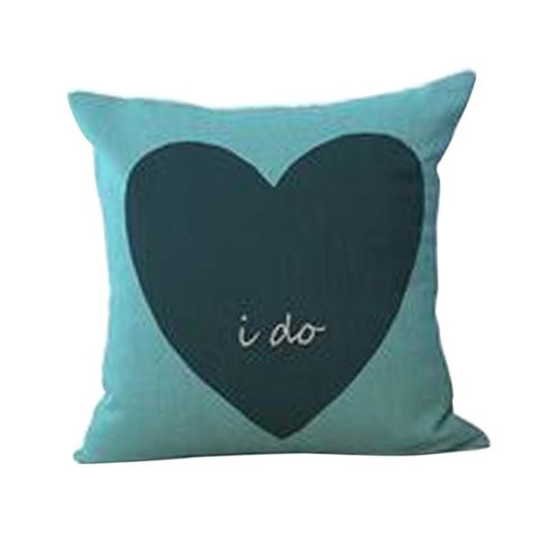 

pillow case fashion square decorative throw cushion cover 45x45cm heart design