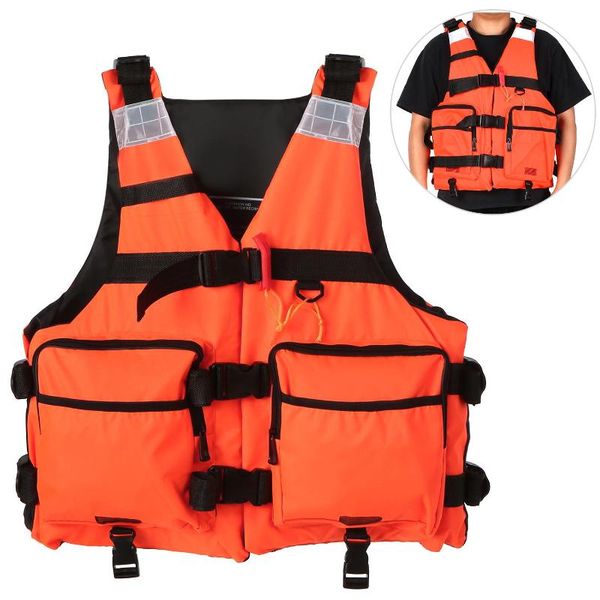 

kayak life vest reflective life jacket for kayaking fishing boat sailing floatation safety waistcoat water sport