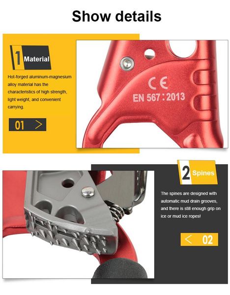 

cords, slings and webbing ourpgone manual climber climbing hand rope gear equipment mountaineering exploration hole 8-12mm