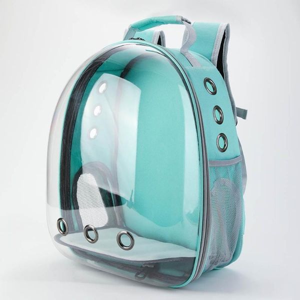 

backpack breathable transparent pet cat puppy travel space carrier bag 066c
