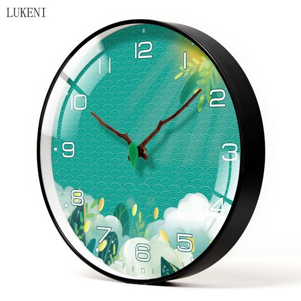 

wall clocks green summer sunshine classic silent clockwall decor home
