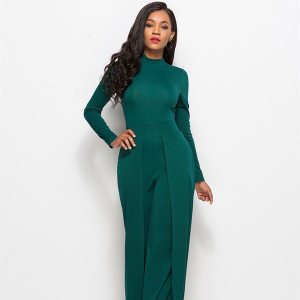 

2021 new women's casual fashion thin adjustment spring coveralls loose autumn pantsuits tall solid color quatltily 350 p51d, Black