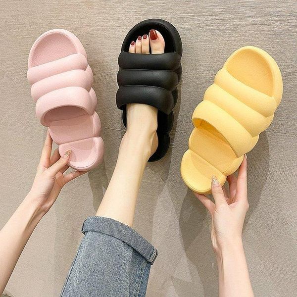 

slippers shower shoes 2021 couple beach ladies mens non-slip comfortable bathroom footwear men women house, Black