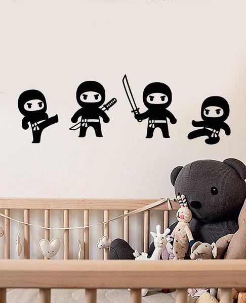 

wall stickers design ninja home decor for kids rooms decoration decal creative