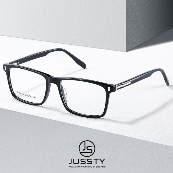 

fashion sunglasses frames prescription glasses frame men optical myopia eyeglasses male high end italy acetate clear spectacles, Black