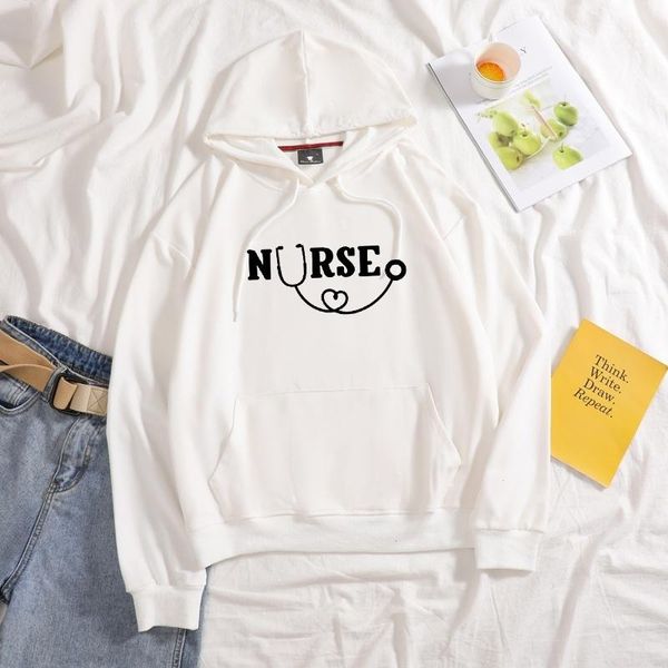 

women's hoodies & sweatshirts 7 colors letters print hooded cotton long sleeve plus size casual drawcord for lady, Black