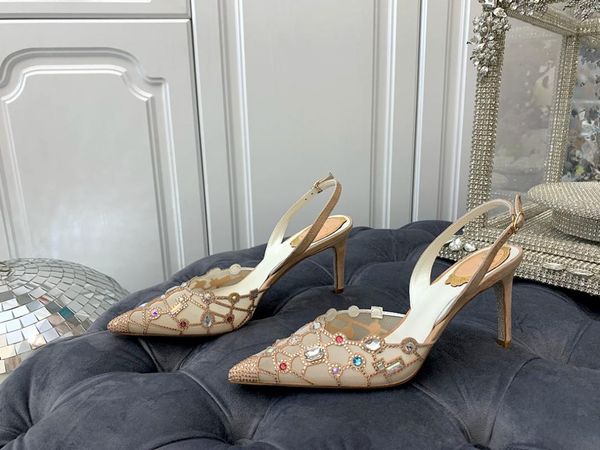 

women high-heeled sandals shoes luxury design women shoes for 2021 heels, Black