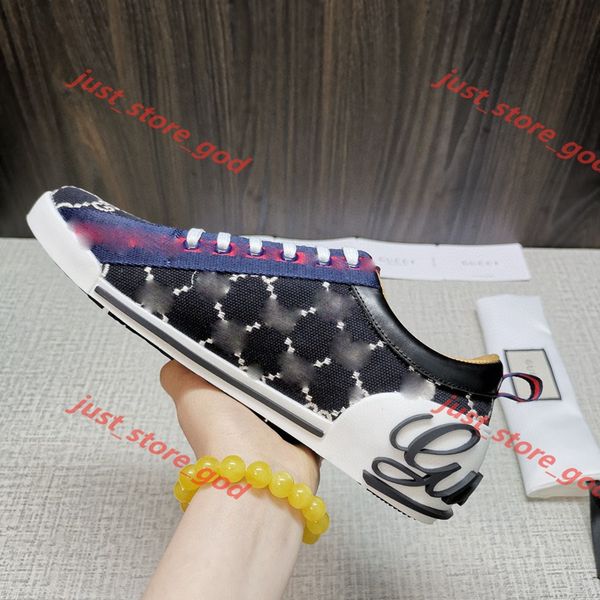 

2021 classic breathable printed denim simple atmosphere fashion designer luxury shoes new joint canvas shoes 38-46