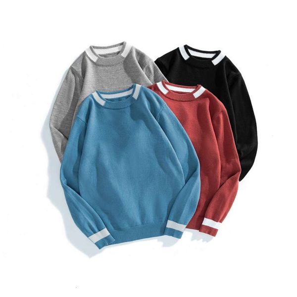 

winter warm men's slim sweater fashion brand, White;black