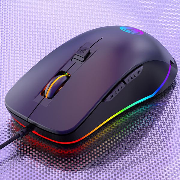 

mices mouse wired game e-game chicken eating rgb luminous colorful 6d