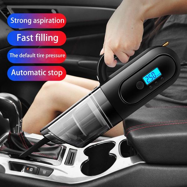 

vacuum cleaner car electric air pump tyre inflators hand-held automatic portable
