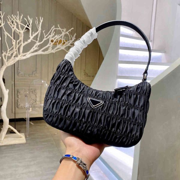 

70% factory store net red pleated small 2021 fashion popular one shoulder armpit handbag