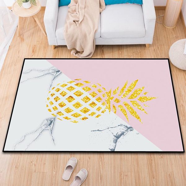 

carpets pink bath mat bathroom carpet pineapple flamingo rug coral fleece memory foam kitchen door floor tapis de bain