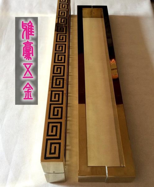 

handles & pulls modern chinese antique glass door handle word back doors stainless steel square paper