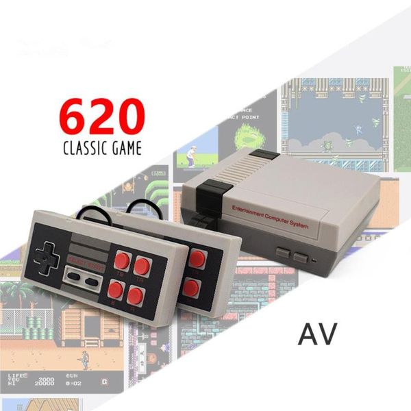 

mini tv handheld av port 8bit retro gaming player built-in 620