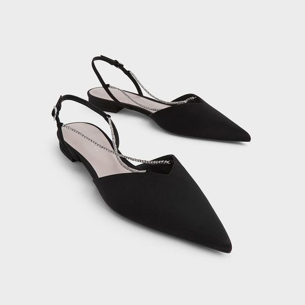 

sandals summer womens shoes pointed thick rough heel ladies zapatos de mujer high-heel luxury women, Black