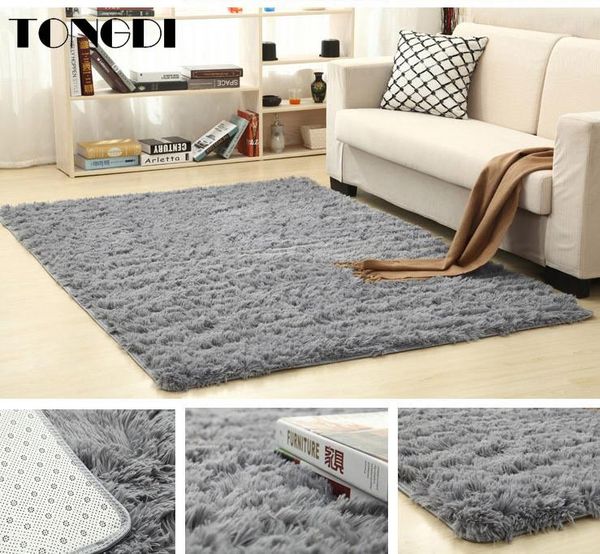 

carpets tongdi carpet mat soft elegant shaggy nursery woolly suede plush anti-slip rug luxury decor for home bedroom parlour living room