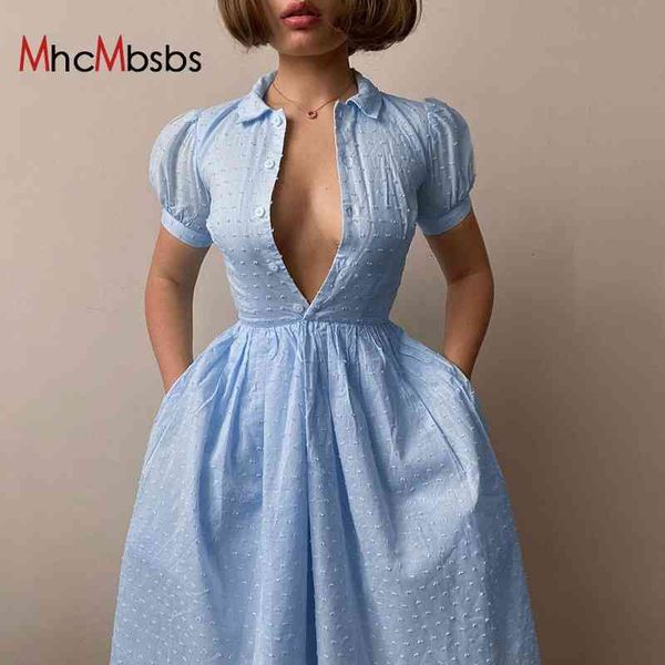 

casual dresses women lolita maid cosplay fairy grunge bubble dress 2021 summer fashion buttons short puff sleeve high waist vintag, Black;gray