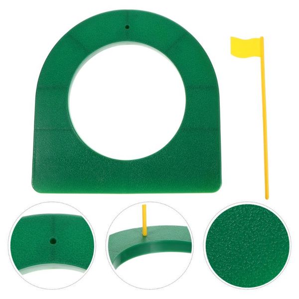 

golf training aids 2pcs portable plastic tool putting cup hole practice for indoor outdoor