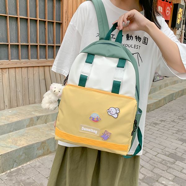 

fashion backpack women nylon school backpack backbag mochilas female school backpack teenage rucksack knapsack female mochilas c0226