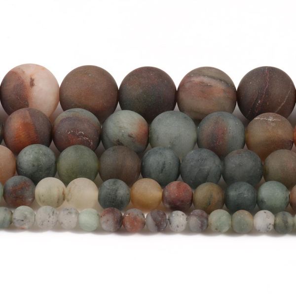 

other matte green rutilated quartzs beads round loose crystal for jewelry making diy bracelet accessories 15'' strand 4/6/8/10mm