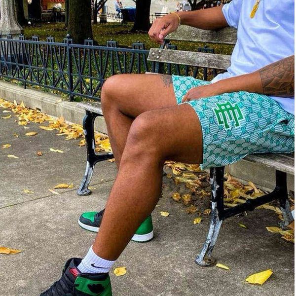 

eric emanuel shorts fashion ee men's casual basic short newyork city skyline women fitness exercise breathable mesh basketball football, White;black