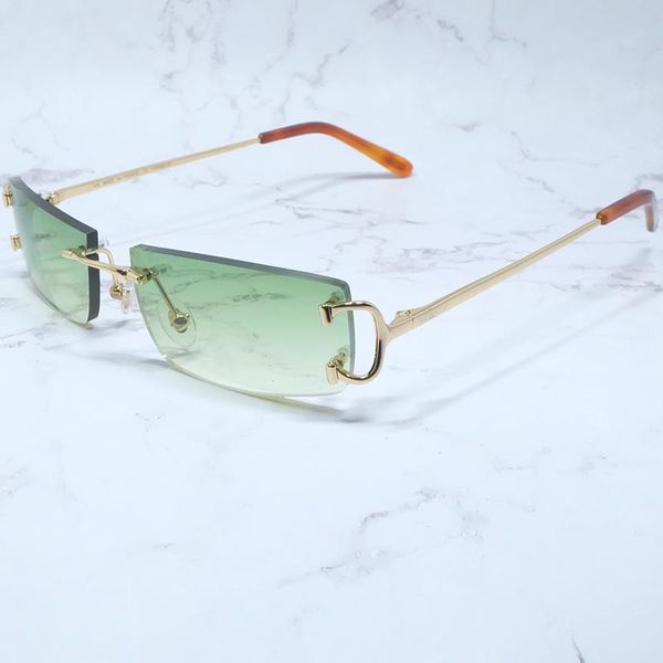 

eyewear friday luxury black wire women carter prescription c summer shades sunglasses sun rimless rapper metal men glasses tmcdp, White;black