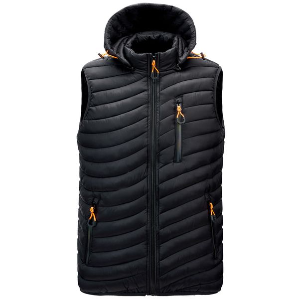 

men's vests patchwork sleeveless jacket fashion black blue for 2021 waistcoat casual spring autumn outdoors tjlb, Black;white