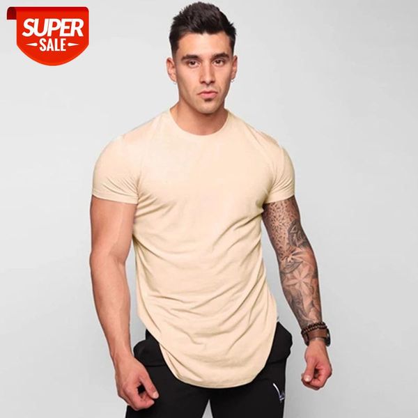 

2020 New Men T-shirt quick-dry Short Sleeves Running T-shirt Male fitness training Sports Summer Brand Clothing #It7W, White;black