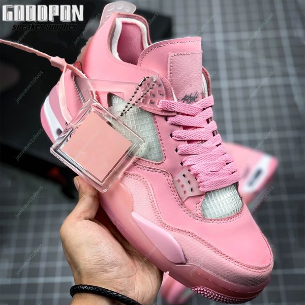 

jumpman 4 4s fashion shoe pink mens womens basketball shoes