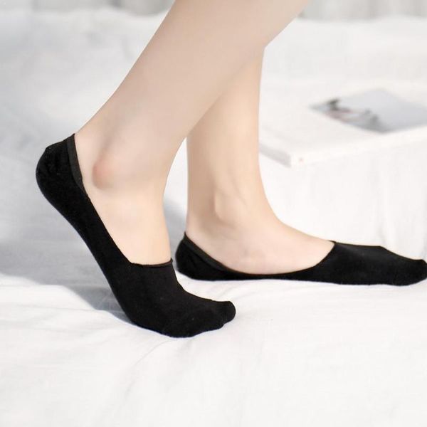 

socks & hosiery 6 pairs a pack of pure cotton invisible peas z1s0, Black;white