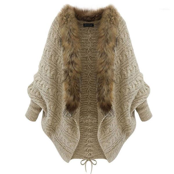 

female cardigan women warm sweater loose streetwear knit coat casual bat sleeve knitting jacket #241, White
