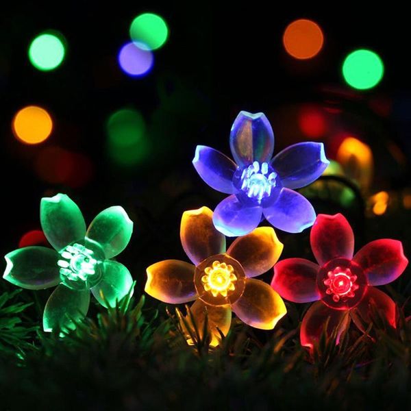 

party decoration camping solar string lights home balcony patio garden