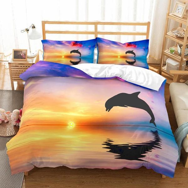 

bedding sets dolphin beautiful gesture advanced household set duvet quilt cover for adults full/queencomforter