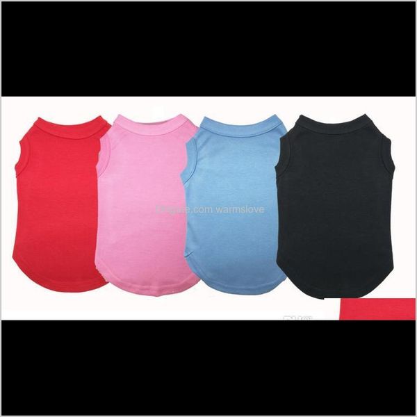 

2018 pet t shirts summer solid dog clothes fashion classic shirts cotton clothes dog puppy small dog clothes pet apparel xs-xl 6 cev9p