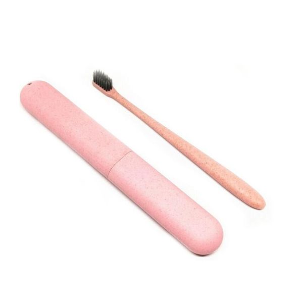 

toothbrush plastic case cover portable dust-proof cases toothbrushes holder storage box for travel fam
