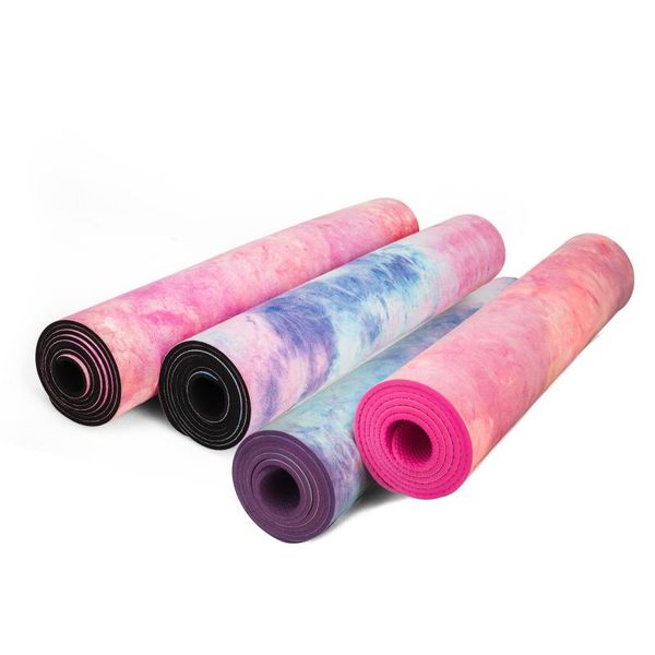 

yoga mats 5 mm suede natural tpe mat pad non-slip slimming exercise fitness gymnastics body building esterilla pilates