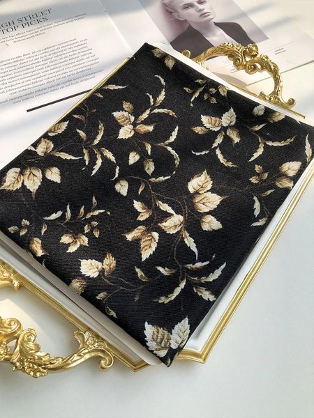 

printed floral 100% cashmere scarf women female soft women luxury spring autumn winter fashion big wrap long shawl 200-100cm, Blue;gray