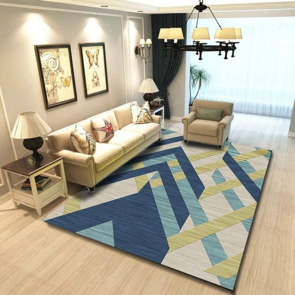 

carpets modern geometric 3d printing family living room bedroom bedside office coffee table full carpet support customization
