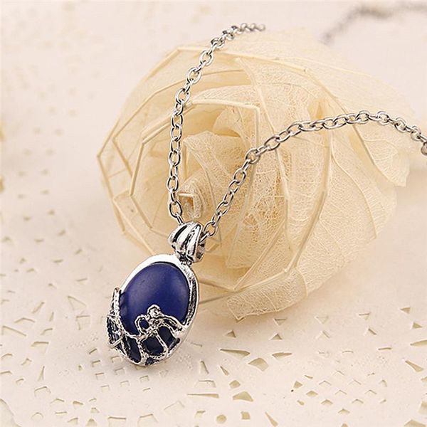 

pendant necklaces the vampire diaries necklace vintage katherine fashion movie jewelry cosplay for women wholesale, Silver